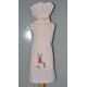 Ensemble Tablier de cuisine petite fille brodée avec toque enfant  personnalisé brodé rose