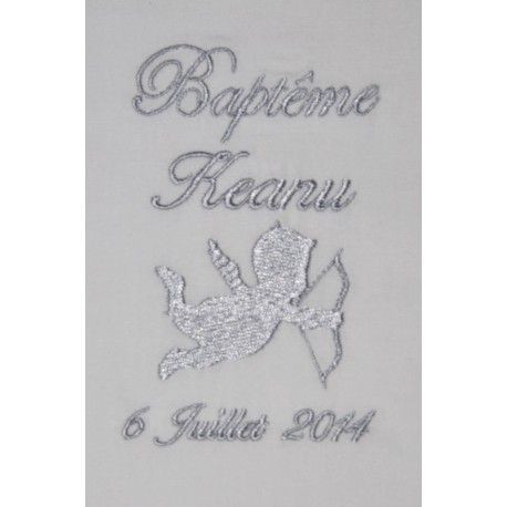 RESERVE écharpe de baptême bébé ange