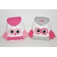 noël:Jumeaux jumelles soeur Duo Sacs Sac à  dos enfant hibou chouette  brodées  personnalisés au prénom