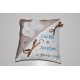 mariage Porte-alliances coussin de mariage personnalisé brodé chocolat strass noeud chocolat