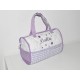 Sac balade étoiles,danse,vanity enfant bébé femme mauve violet personnalisé brodé